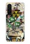 Samsung Galaxy A26 Compatible Breaking Bad Collage Transparent Silicone Case