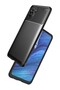Xiaomi Redmi Note 10S Case Carbon Patterned Lux  Silicone Navy Blue + Nano Screen Protector - 3