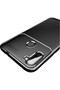 جراب لهاتف Galaxy M11 بنمط كربون Lux Negro سيليكون أسود + واقي شاشة Ghost - 3