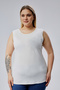 Plus Size Sleeveless Viscose Basic Blouse - 3