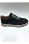 Lui̇s Fi̇go Genuine Leather Lace-Up Black Summer Men's Shoes