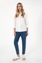 Women's Cream Long Sleeve Shirt 50301211-VR071 - 4