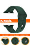 Apple Watch Compatible Series 1/2/3/4/5/6/Se/7/8/9 Ultra/Ultra2 42/44/45/49mm Silicone Cord Strap S09Ad