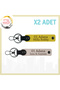 Stylish Keychain, Set, Powder-Turquoise, Prepared with the Theme of City, Special Gift for 01 Adanas
