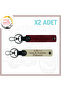 Special for Speed Enthusiasts, Leather 2-Key Chain with Name Plate and a Rh (+) Blood Group Written, S. Brown-Claret Red