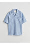 LCW Jeans Indigo Relaxed Fit Short Sleeve Men's Jean Shirt