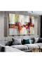 Abstract Pattern Canvas Painting - 4