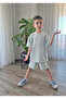 طقم شورت صيفي للجنسين من Little One بلون نعناعي MTYE0085 - 3