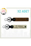 Special Design for You, Adana Elegance, a Special and Meaningful Keychain, Light Brown-Milky Coffee