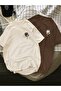 Unisex Women Men Rose Chest Printed Lover Couple Combination Design Oversize Tshirt 2 Pack