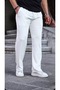 Zippered Ribbed Polo T-Shirt and Baggy Sweatpants 2-Piece Combination Lycra - 4