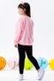 Girls' Sweatshirt with Printed Text, Ages 9–14, Neon Pink - 2