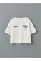 Lcw Kids Ecru Printed Girls' T-Shirt and Sweatpants - 2