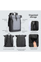 MR 3807 Expandable Roll Cover 17 Inch Hydrophobic Fabric, Organized Storage Stylish Design Backpack - 5