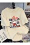 Cartoon Rabbit Graphic Loose Fit T-Shirt for Women - Comfortable Round Neck, Short Sleeve,