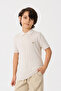 Boy's Polo Neck Summer Knitwear T-Shirt with Half Buttons