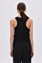 Black Halter Sleeve Tank Top - 3