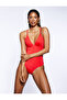 Basic Swimsuit V-Neck Thin Adjustable Straps Covered - 2