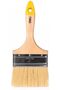 Wooden Handle Paint Brush, 4-Inch Size, Milky White