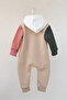 Children's Winter Overalls 4 Colors 3 Thread Raised Hooded Overalls - 7