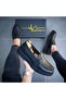 New Season Genuine Leather Black Casual Men's Shoes - 7