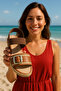 Gold Buckle Straw Strap Women's Sandals Daily Stylish Use and Beach Sandals - 7