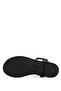 Women's Genuine Leather Black/Anthracite Heeled Sandals - 3