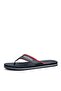 Men's Navy Blue Flip Flops - 4