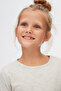 Light Green LycrA Long Sleeve Girl's T-shirt - MelAnge Basic SeAsonAl - 3