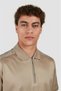 Men's Regular Fit Cotton White Polo T-Shirt 25411248 -710 - 3