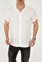Plain Patterned Viscose Shirt-02 - 3