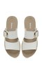405076.Z5Fx White Women's Slippers - 4