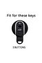 Mini Cooper Compatible White-Silver Key Case - 2