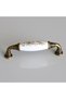 Porcelain Antique Antique Yellow 96 mm Furniture Kitchen Drawer Cabinet Cabinet Handle Handle Handles - 3