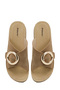 407046 .Z5Fx Mink Women's Wedge Heel Slippers - 4
