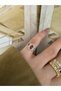 Vip Series - Baguette Stone Oval Pinky Finger Adjustable Women's Ring - 5