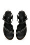 323155 .Z 5Fx Black Women's Wedge Heel Sandals - 4