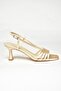 U 569519604   Beige Fabric Low Heeled Women's Shoes - 6