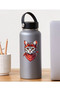 Cute Gray Cat Sticker Car, Motorcycle, Helmet, Laptop, Glass Sticker 13X10 cm - 5