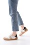 M-6006 White Garni Leopard Patterned Lace up Thermo Sole Daily Women's Sports