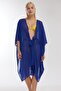 Ayyıldız 5905 Cobalt Blue Beach Dress