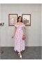 Shoulder-Ruffled Romantic Dress