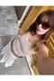 Women's Square Neck Strappy Camisole Tank Top - 2