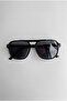 New Season Unisex Black Glass Sunglasses