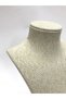 Domestic Production Wicker Fabric Necklace Choker Chain 39 Cm Jewelry Display Manikin - 2