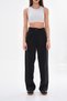 Women's New Season Pleated Fabric High Waist Palazzo Pants - 7