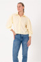 Women's 100% Viscose Yellow Blouse / Ideal for Casual and Special Occasions