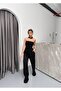 Women's Wide Leg Pants Leopard Pattern Satin High Waist Elastic Comfortable Stylish Casual Trousers - 3