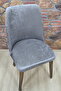 Anthracite Large Oval Chair Cover - 4