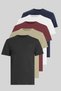Men's Multiple Advantage Suitable 5-Piece T-Shirts Standard-Fit T-Shirts Pack